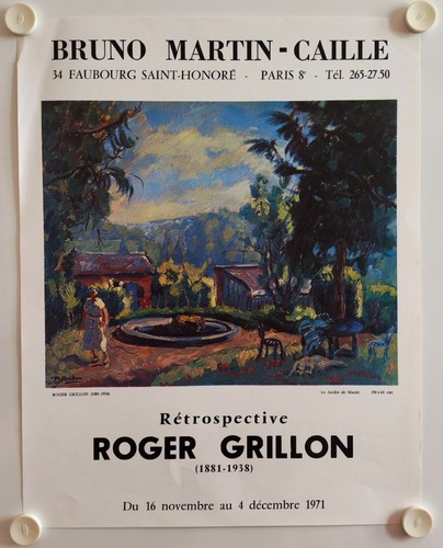 Affiche roger grillon - roger, 1971