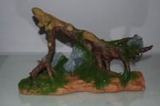 Aquarium Détaillé Racine Souche & Mousse 31 x 15 x 22 CM Branche Mangrove