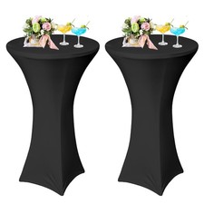 Lot de 2 Housse de Table Ronde