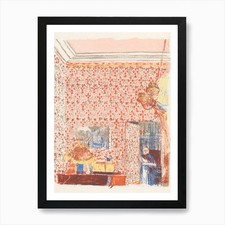 Interieur Aux Tentures Roses I