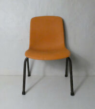 chaise enfant plastique orange