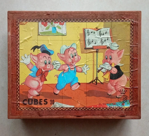 Jeu ancien cubes garnier - jeu, en