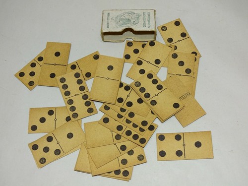 Boite dominos cartons - dominos,
