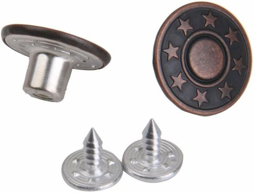 Boutons pression pour jeans