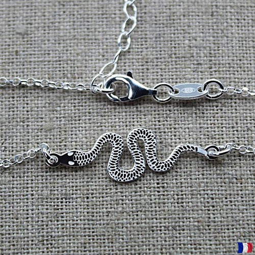 Bracelet serpent argent - , 925