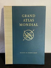 LIVRE GRAND ATLAS MONDIAL 4EME EDITIONS SELECTION DU READER'S DIGEST MAI 1964