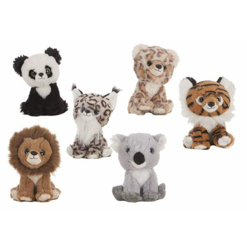 Peluche panda blanc noir - peluche,