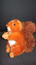 doudou peluche écureuil roux