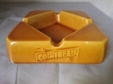 OLD LARGE ASHTRAY PUB COINTREAU DE COUNTER BAR CERAMIC 1950-1970 FRANCE