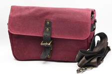 ONA Bowery Waxed Canvas Camera Bag Red #025