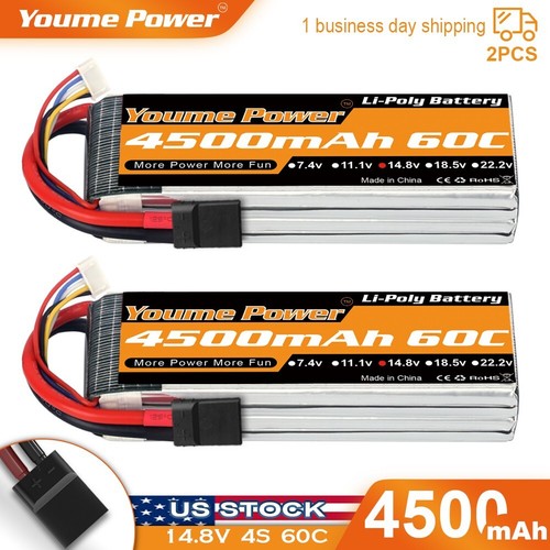 2pcs 4500mah 60c lipo - 4s,
