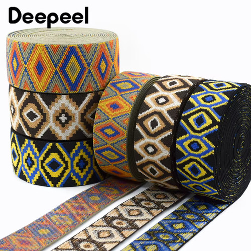 Bandes élastiques jacquard - élastiques,
