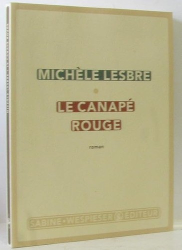 Canapé rouge lesbre - rouge,