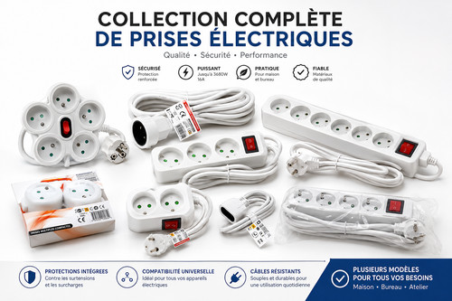 Multiprises rallonges - &,