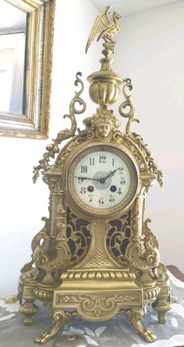 Pendule bronze xix - en, Ème