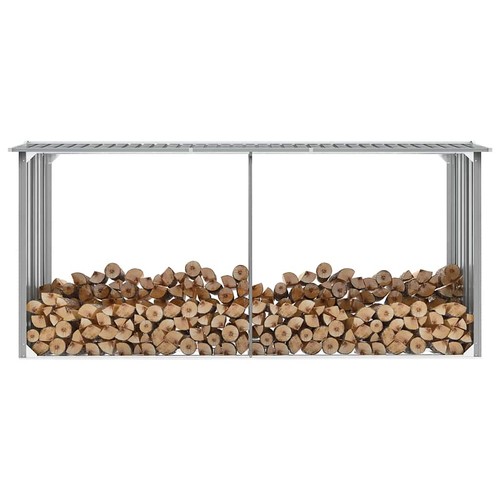 Abri stockage bois acier - abri,