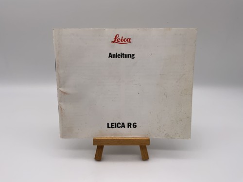 Leica manuel utilisation - r6, d'utilisation