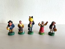 Escoffier 5 anciens santons de