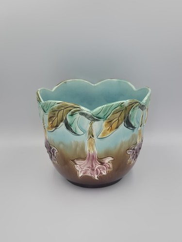 Ancien cache pot barbotine - ancien,