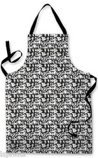 Tablier Original Imperméable B&W Elvis Tout En Peinture De Cuisine BBQ Cadeau