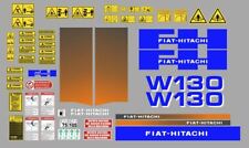 Fiat-Hitachi W 130 - PL Adhesive Decals, Complete Kit
