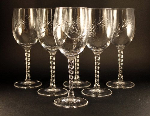 Verres vin rouge - 6, cristal