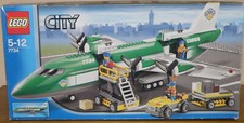 Lego City 7734 Cargo Plane / Cargo Plane 100% Complete With Figures Instructions