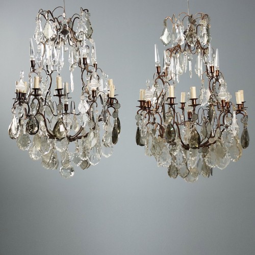 Lustres anciens métal - métal, verre