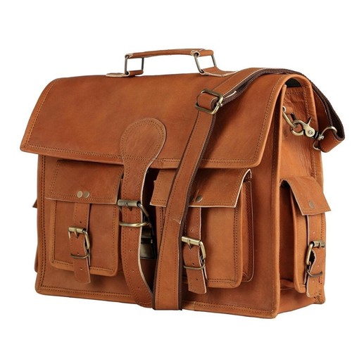 Sac messager cuir - en,