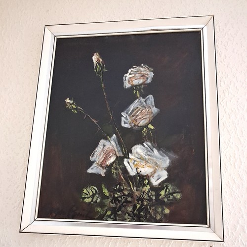 Huile sur panneau - huile,