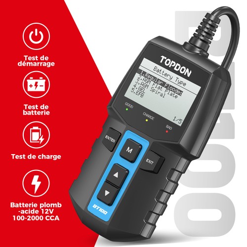 2026 topdon bt100 - topdon, testeur