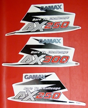 Autocollant quad gamax ax250 - gamax,