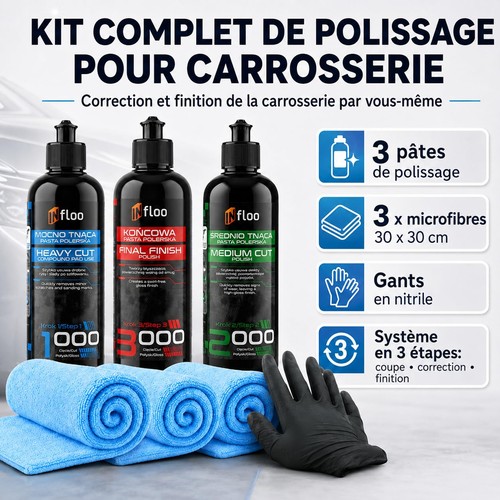 Kit polissage peinture auto - kit,