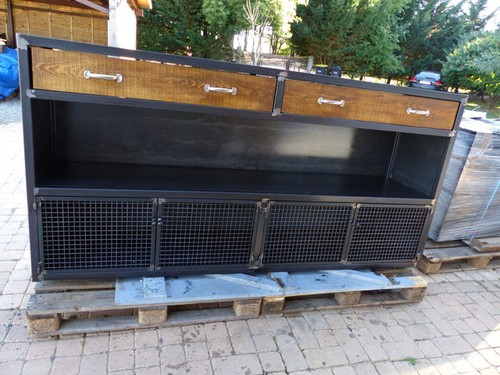 Buffet comptoir industriel - buffet,