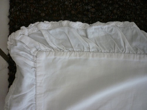 Linge ancien taie oreiller - taie, d
