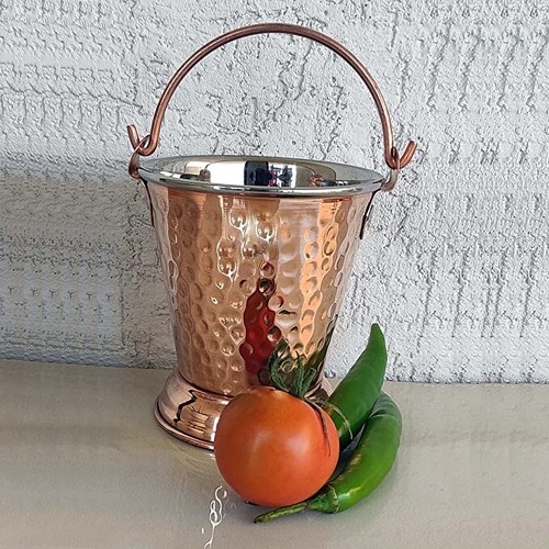 Seau traditionnel acier - seau,