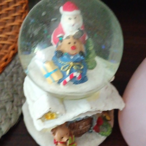 Boule neige noël - à,