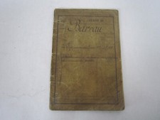 LIVRET INDIVIDUEL MILITAIRE  CLASSE 1892