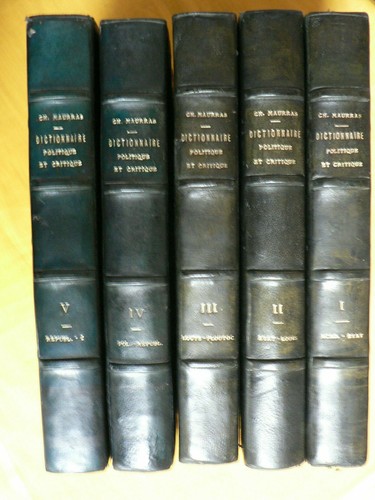 Maurras dictionnaire - maurras,