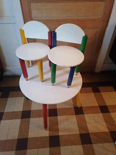 Ensemble chaises 1 table - chaises,