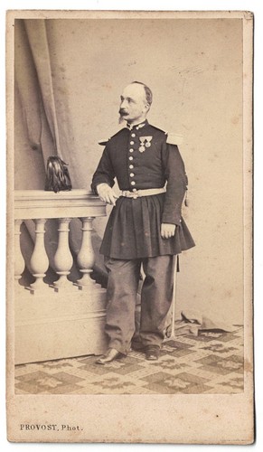 Cdv photo uniforme - cdv, chasseur