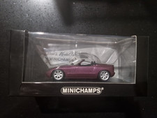 1:43 Scale Minichamps 1987 BMW Z1 Convertible Purple Metallic 400020101
