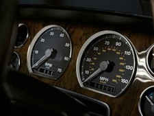 Fits Jaguar XJS XJ-S 1992-1996 6 Piece Aluminium Speedometer Rings / Speedo Rings