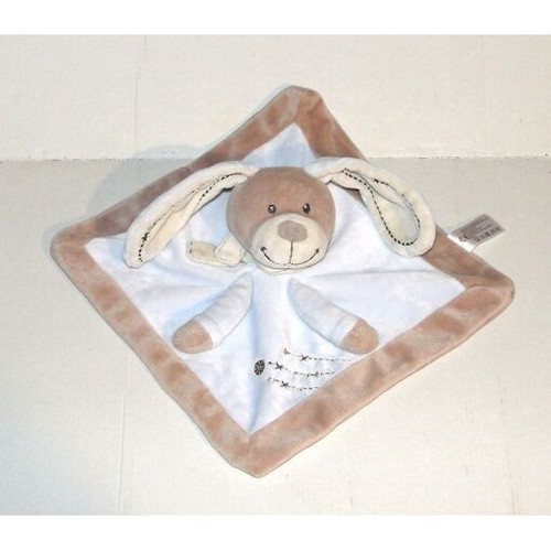 Doudou plat lapin - plat, et