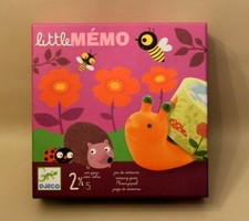 Djeco Little Mémo - jeu de mémoire de 2 à 5 ans - complet