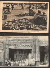 MAROC - Carte Postale CPA - Métiers - Scène et Types - Poteries et Faïences