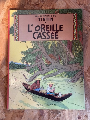 Tintin oreille cassée - tintin, l'oreille