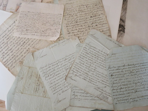 Lot lettres manuscrites - 14,