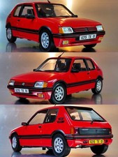 1/18 Peugeot 205 GTi 1.9 Voiture Miniature Collection Rétro Youngtimer 309 Golf