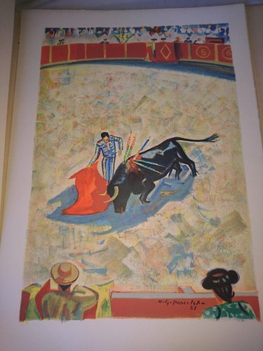 Ancienne lithographie peinture - ancienne,